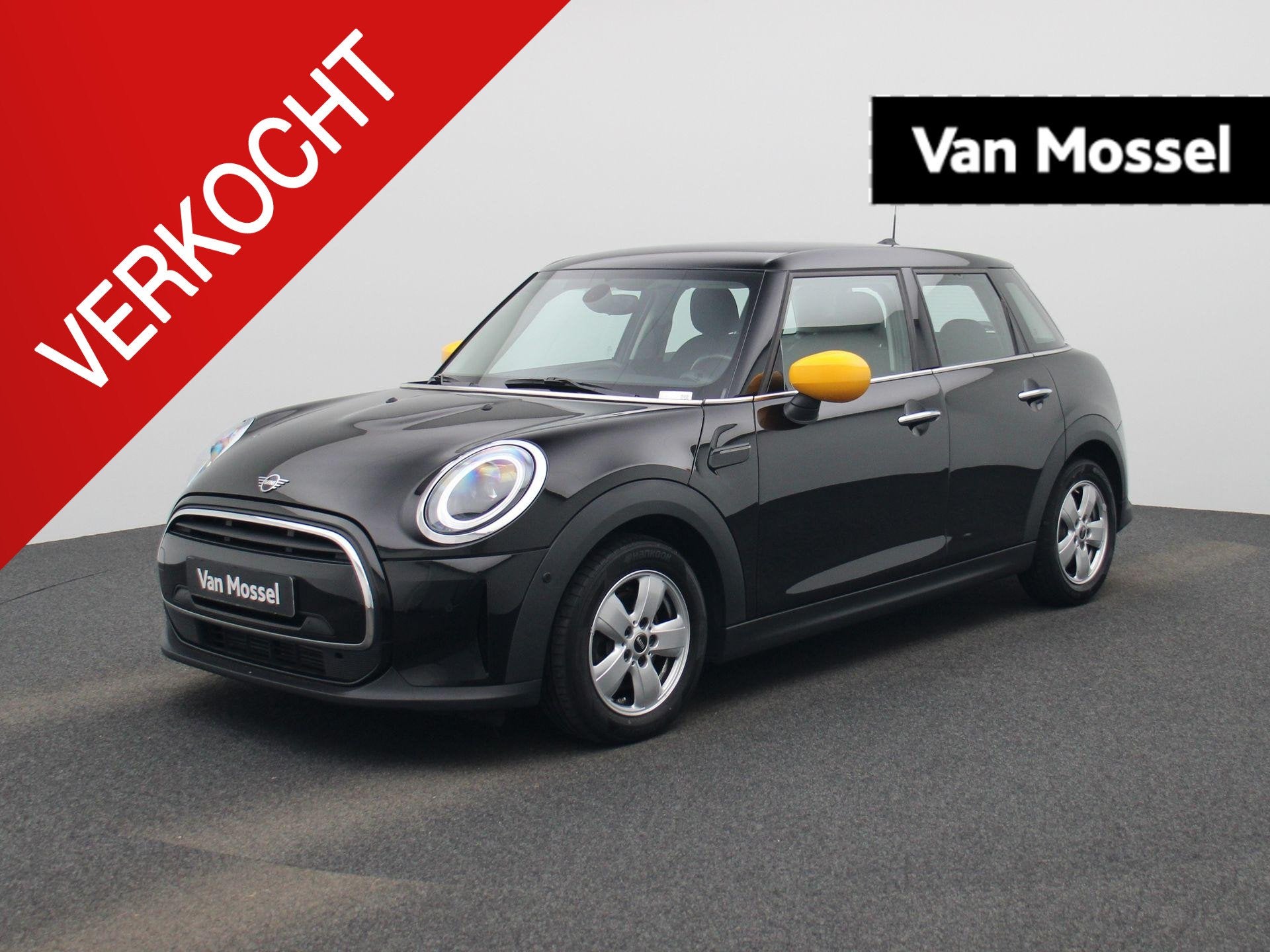 Mini Mini 5 door One NAVI | PDC, Auto's, Voorwielaandrijving, 75 kW, Stof, Zwart