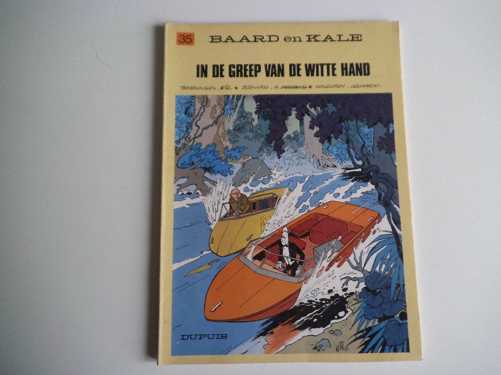 Baard en Kale 35 In de greep van de witte hand ed 1986, Eén stripboek, Ophalen of Verzenden, Gelezen