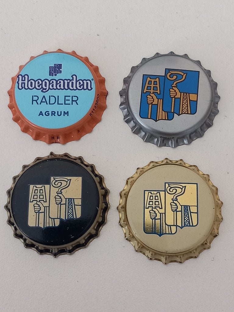 Kroonkurken :  4 X  HOEGAARDEN, Verzamelen, Verzenden, Nieuw