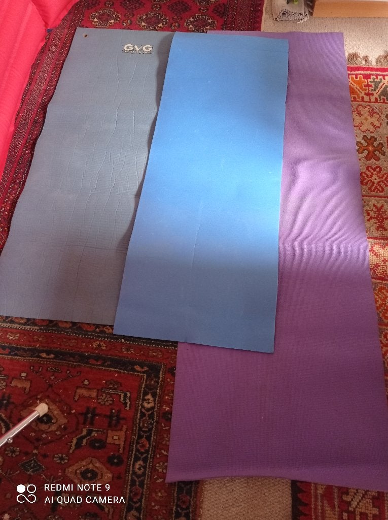 Tapis de sol gym, yoga 3 pc, Enlèvement, Utilisé, Tapis de yoga