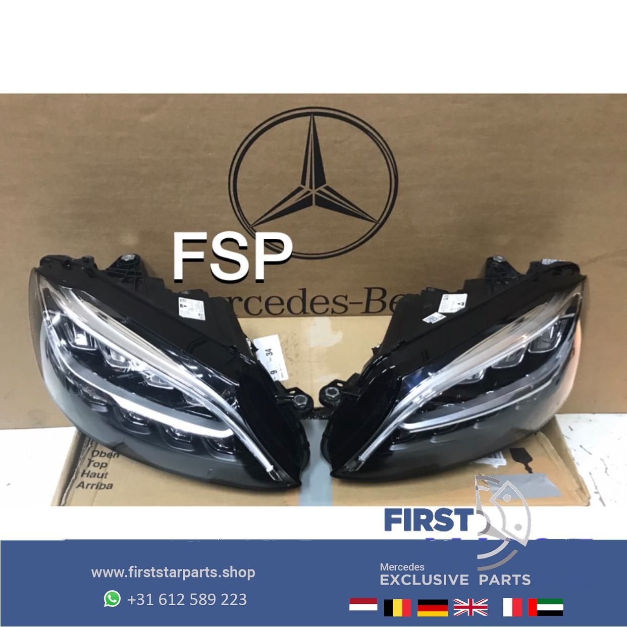 W205 Facelift LED High Performance koplamp set Mercedes C Kl, Utilisé, -, -, Enlèvement ou Envoi