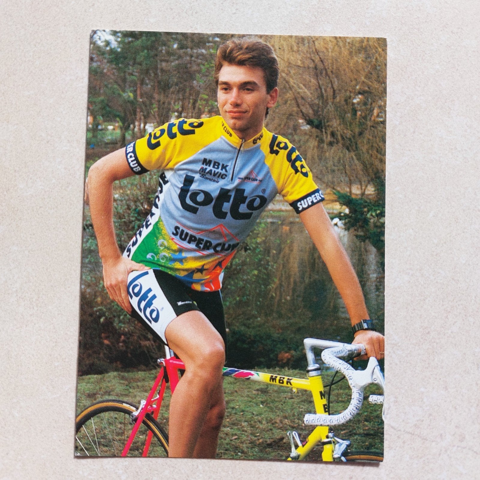 Fotokaart wielrenner Johan Bruyneel, Enlèvement ou Envoi