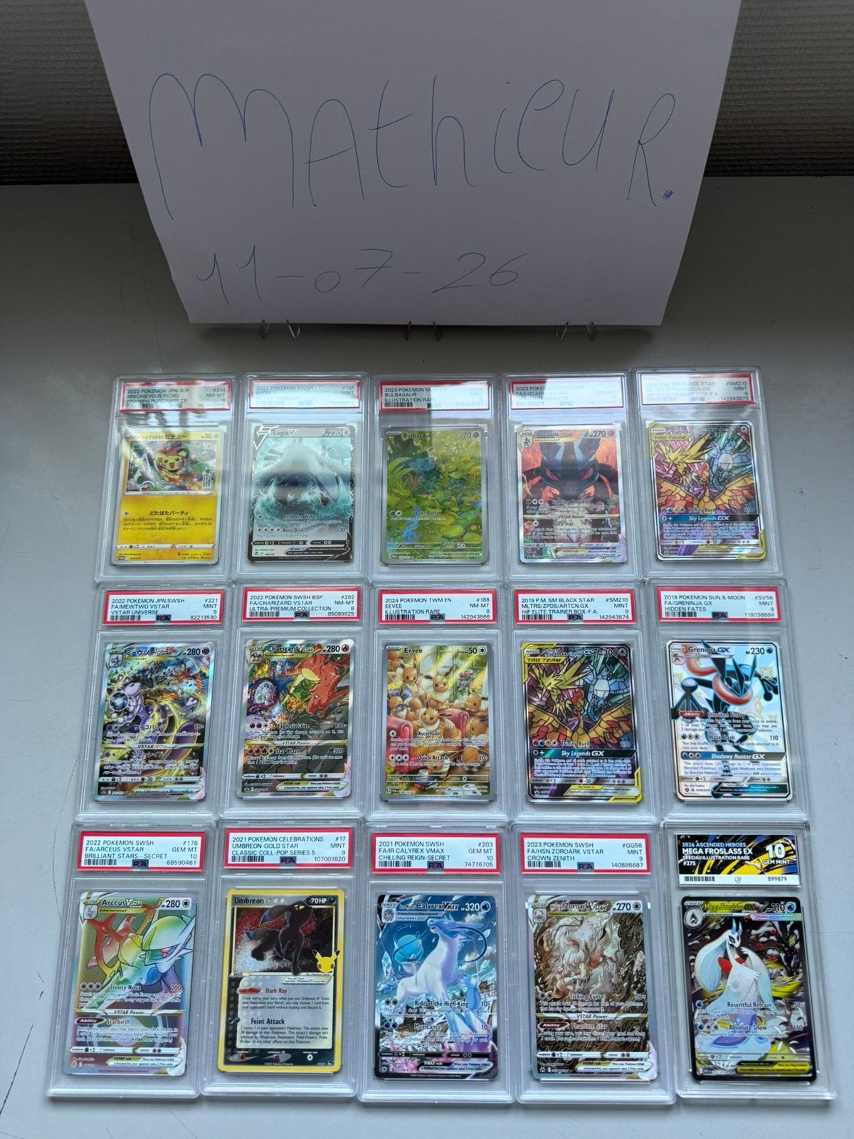 Pokemon PSA Slabs, Hobby & Loisirs créatifs, Enlèvement, Comme neuf