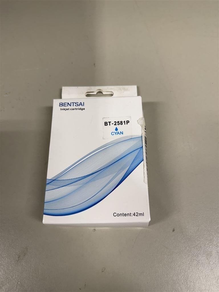 Bentsai bt-2581p cyan inkt cartridge, Informatique & Logiciels, Fournitures d'imprimante, Neuf, Cartridge, Enlèvement ou Envoi