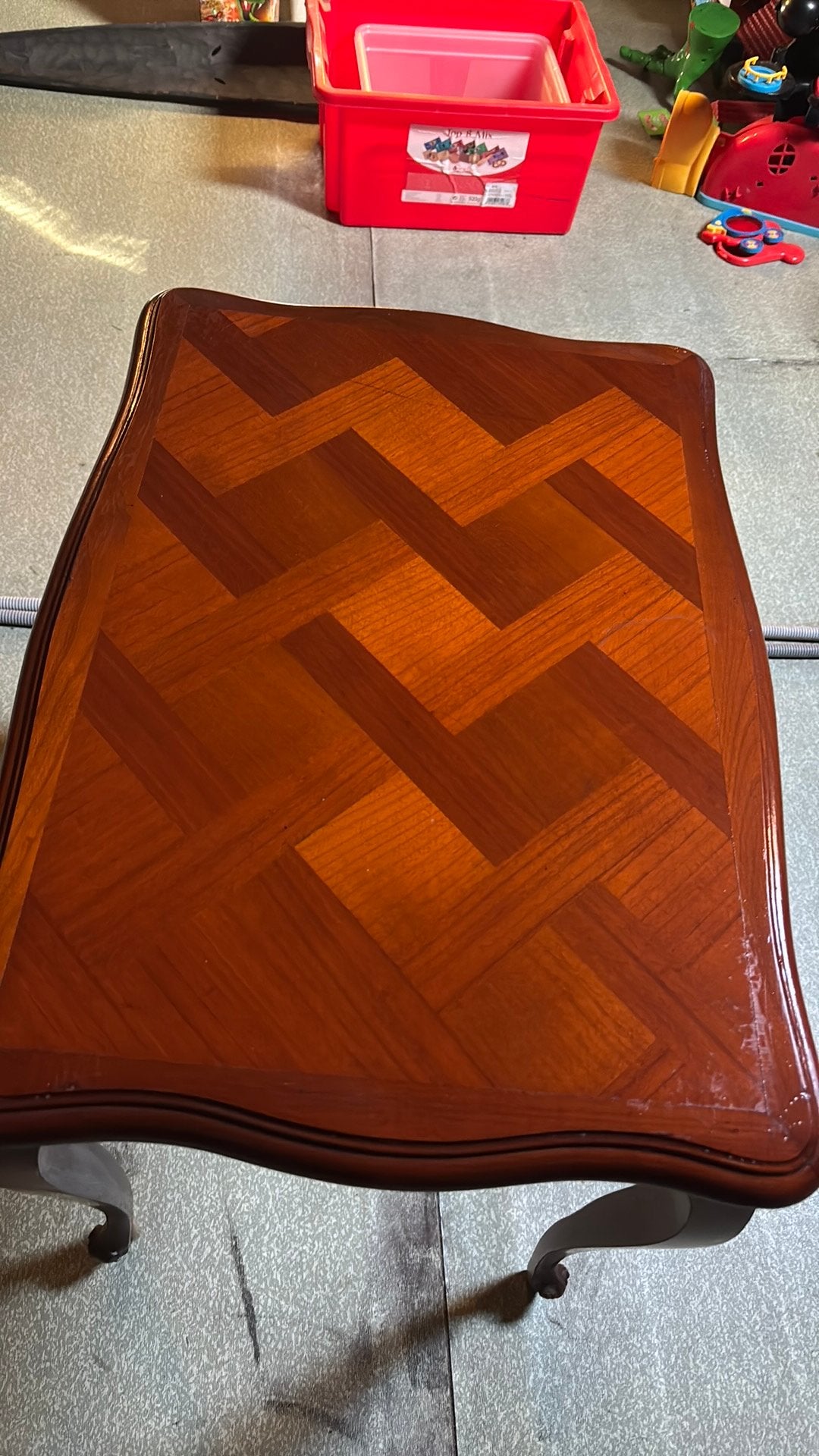Kleine tafel, Ophalen, Gebruikt