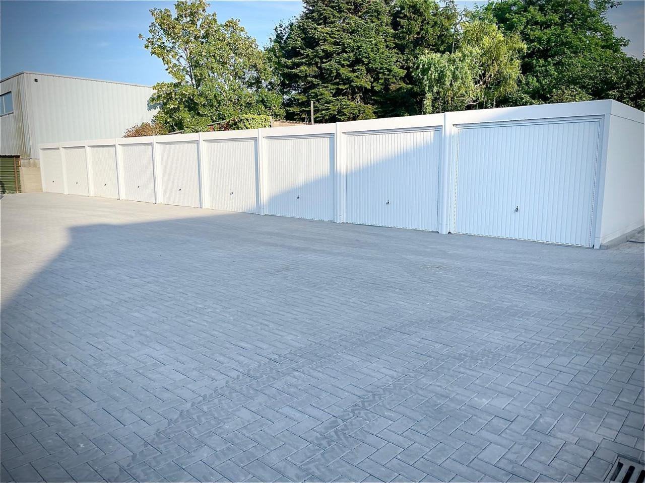 2x Garagebox te huur, Clinge, 18m2, eigen terrein., Immo, Garages & Places de parking, Province de Flandre-Orientale