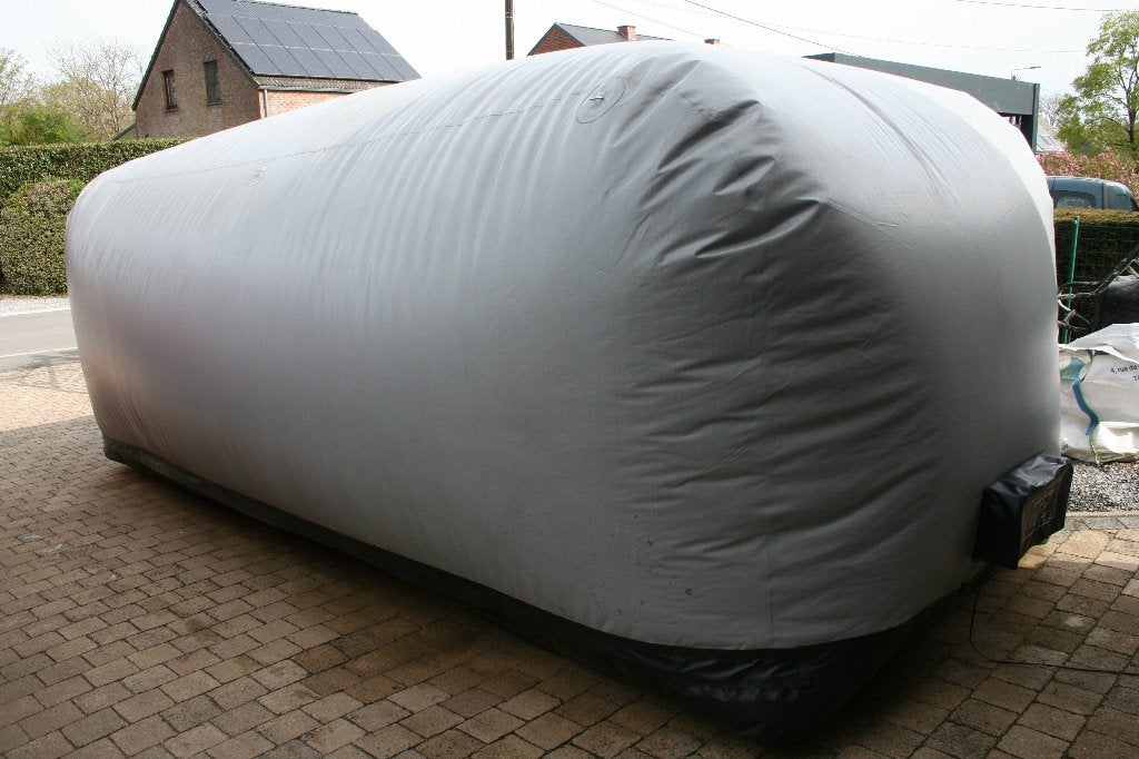 Garage gonflable, Ophalen