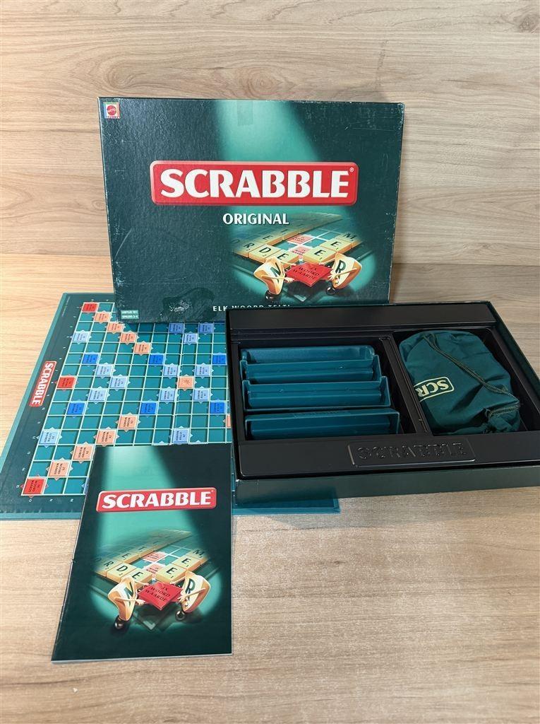scrabble original elk woord telt - s6817, Hobby en Vrije tijd, Gezelschapsspellen | Bordspellen, Verzenden, Zo goed als nieuw