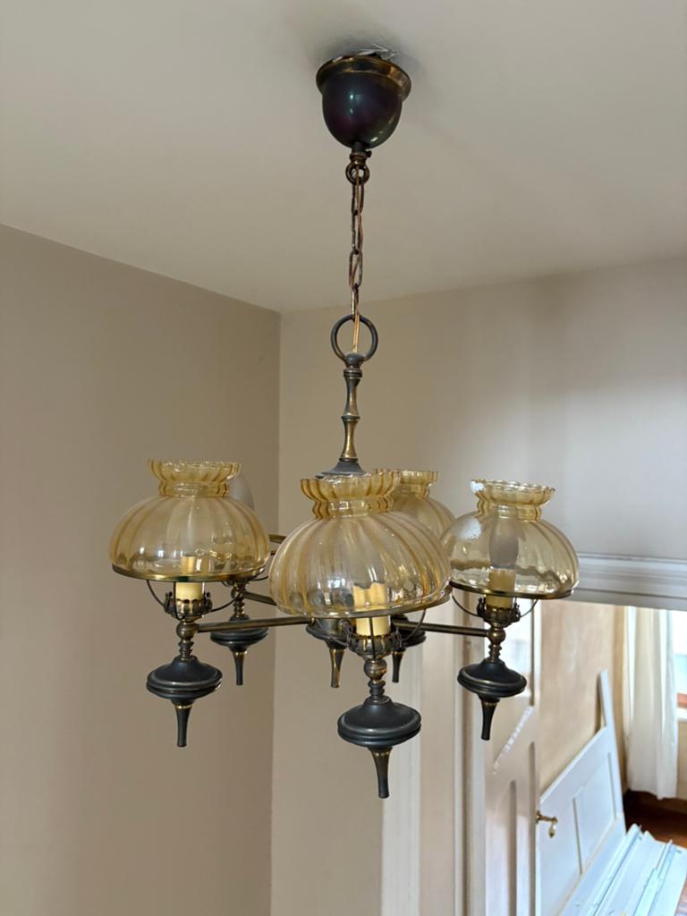 Lampe ancienne, Maison & Meubles, Lampes | Suspensions, Enlèvement, Utilisé