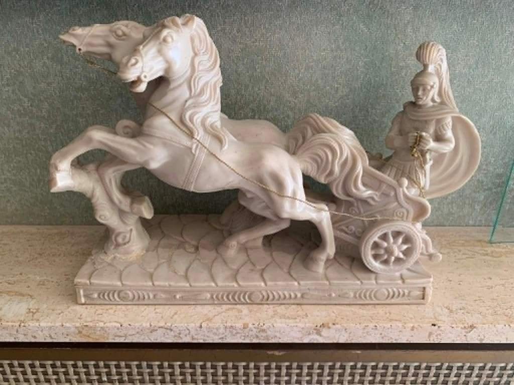 WIT PAARD MET BENHUR, Enlèvement, Utilisé, Animal