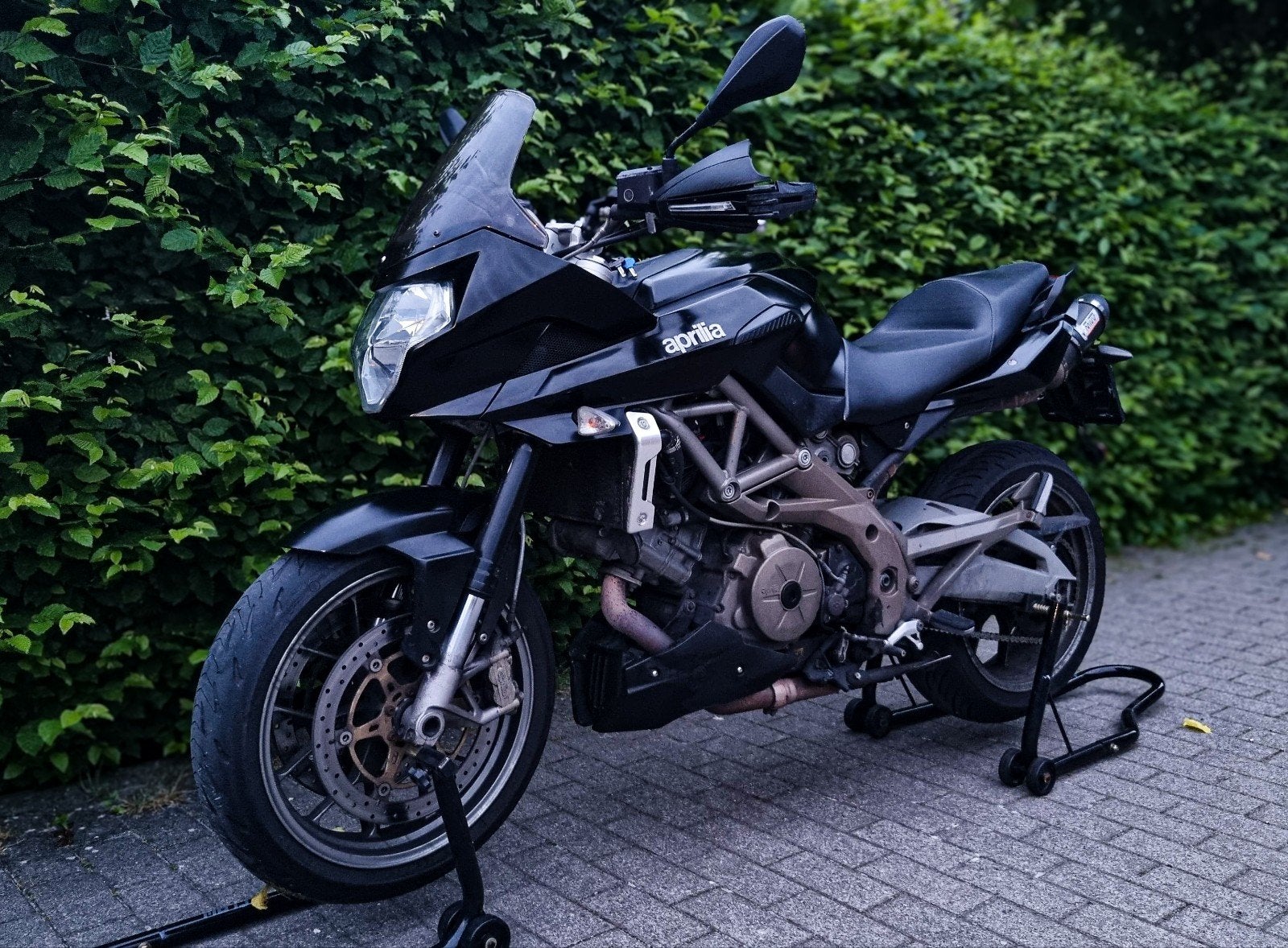 Aprilia Shiver 750 GT Zwart, Motoren, Motoren | Yamaha, Particulier, Toermotor, meer dan 35 kW, 2 cilinders, Motorrijbewijs A