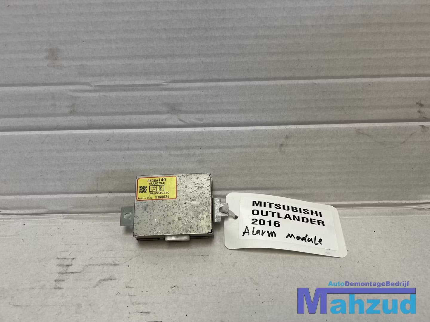MITSUBISHI OUTLANDER PHEV alarm module 2015+ 8638A140, Info@mitsubishi-motors.com, Mitsubishi Motors Corporation, Utilisé, Mitsubishi