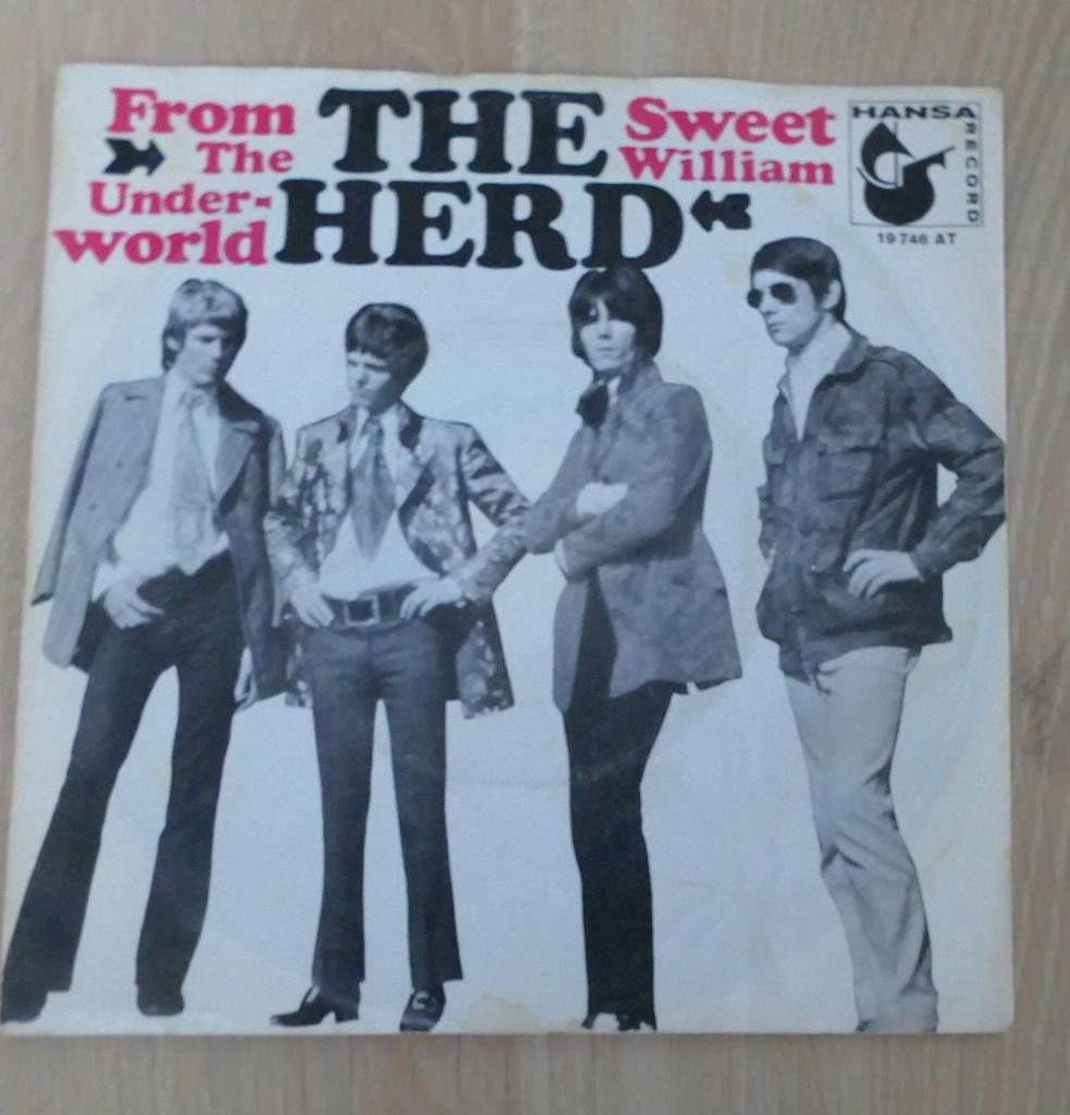 7" The Herd  – From The Underworld / Sweet William, CD & DVD, Enlèvement ou Envoi, Single, Utilisé, Pop