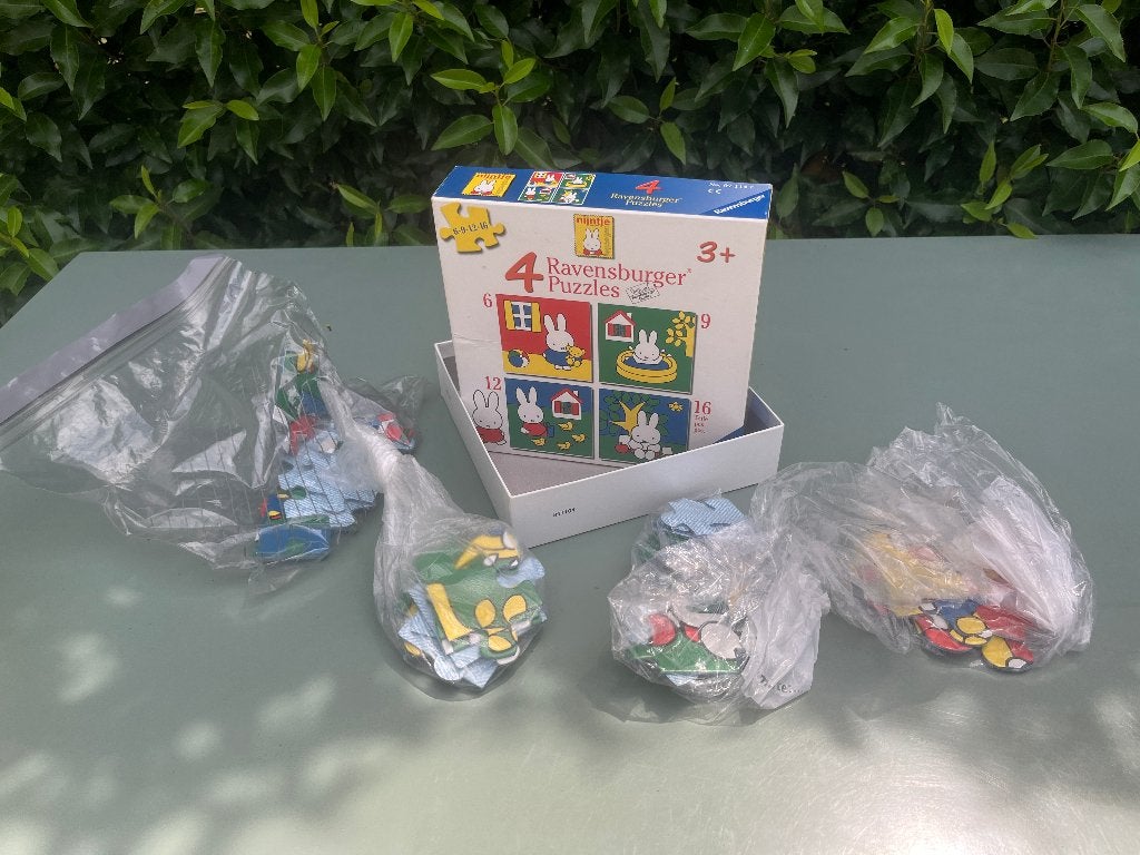 Ravensburger Nijntje 4-in-1 Kinderpuzzel, Kinderen en Baby's, Ophalen of Verzenden, Minder dan 10 stukjes, Gebruikt, 2 tot 4 jaar