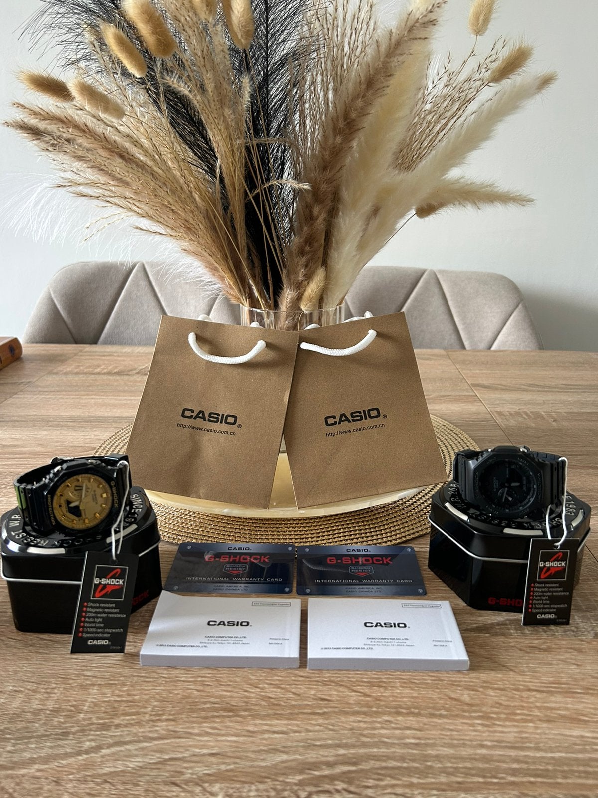 Lot 2 Montres Casio G-Shock, Enlèvement, Comme neuf, Casio