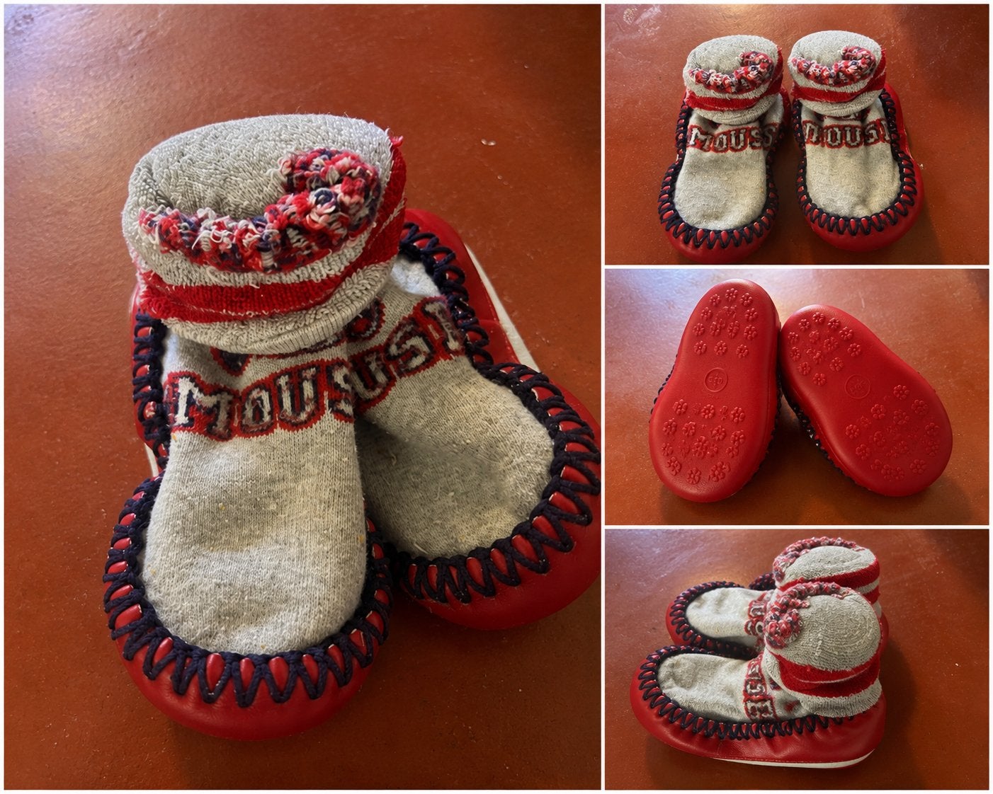 Chaussures antidérapantes pour bébé rouge/gris — 2€, Enfants & Bébés, Vêtements de bébé | Chaussures & Chaussettes, Comme neuf
