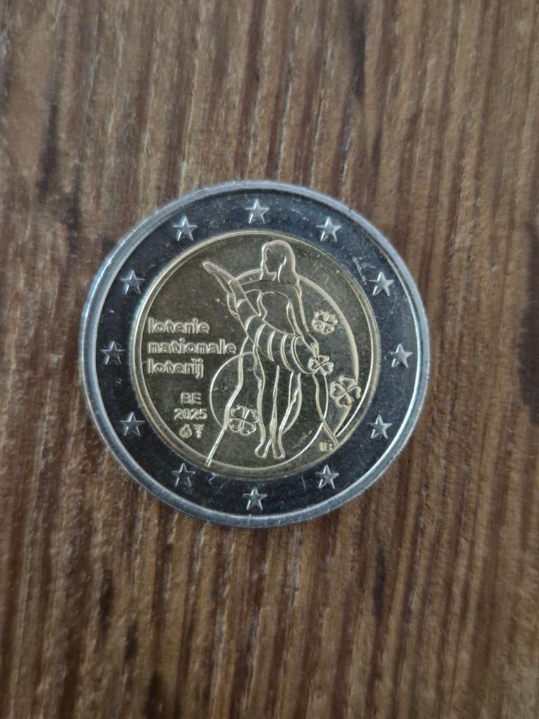 Belgium 2 euro, National Lottery 2025, Postzegels en Munten, Munten | Europa | Euromunten, Ophalen of Verzenden