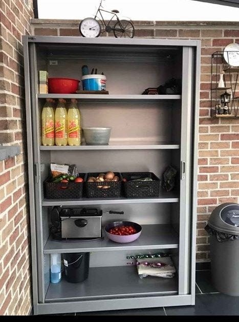 Roberrechts professionele metalen gordijnkast, Ophalen of Verzenden, Zo goed als nieuw, Metaal