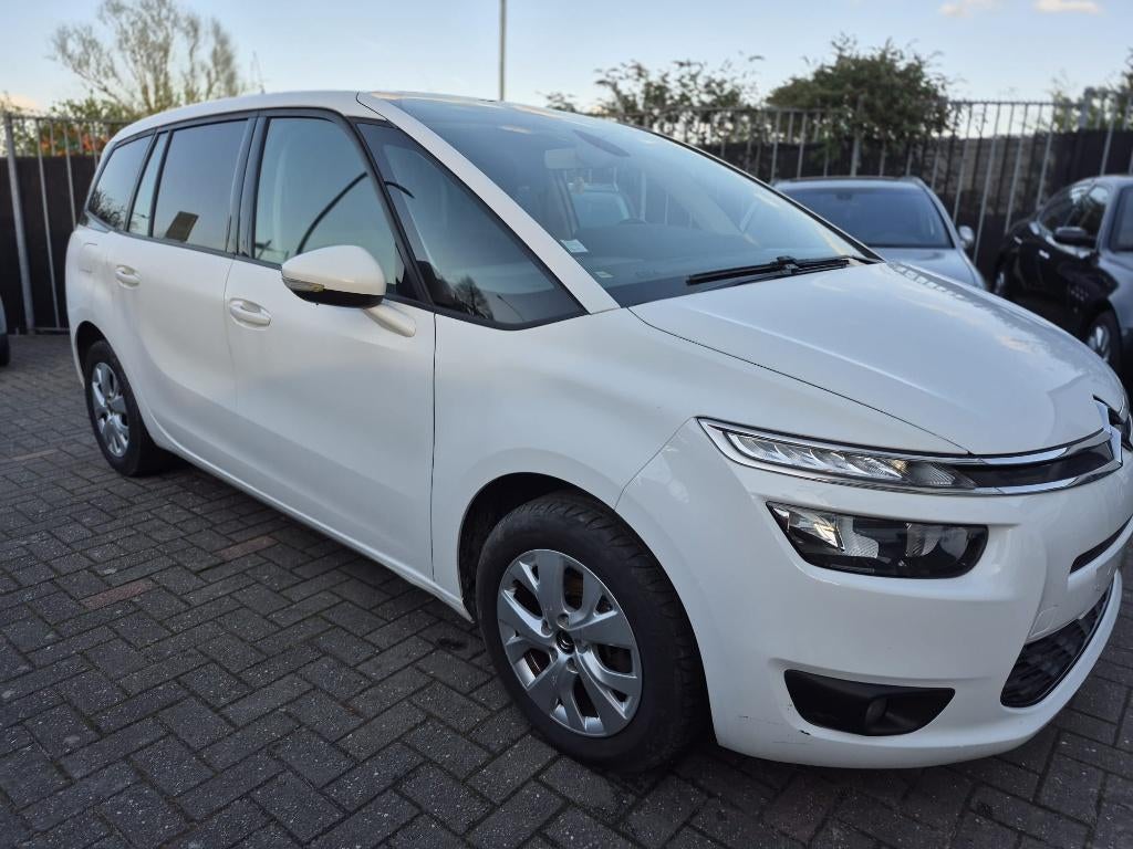Citroën C4 GrandPicasso 1.2Benzine–7plaats–Airco–gezin, Auto's, Voorwielaandrijving, 1199 cc, 115 g/km, Handgeschakeld