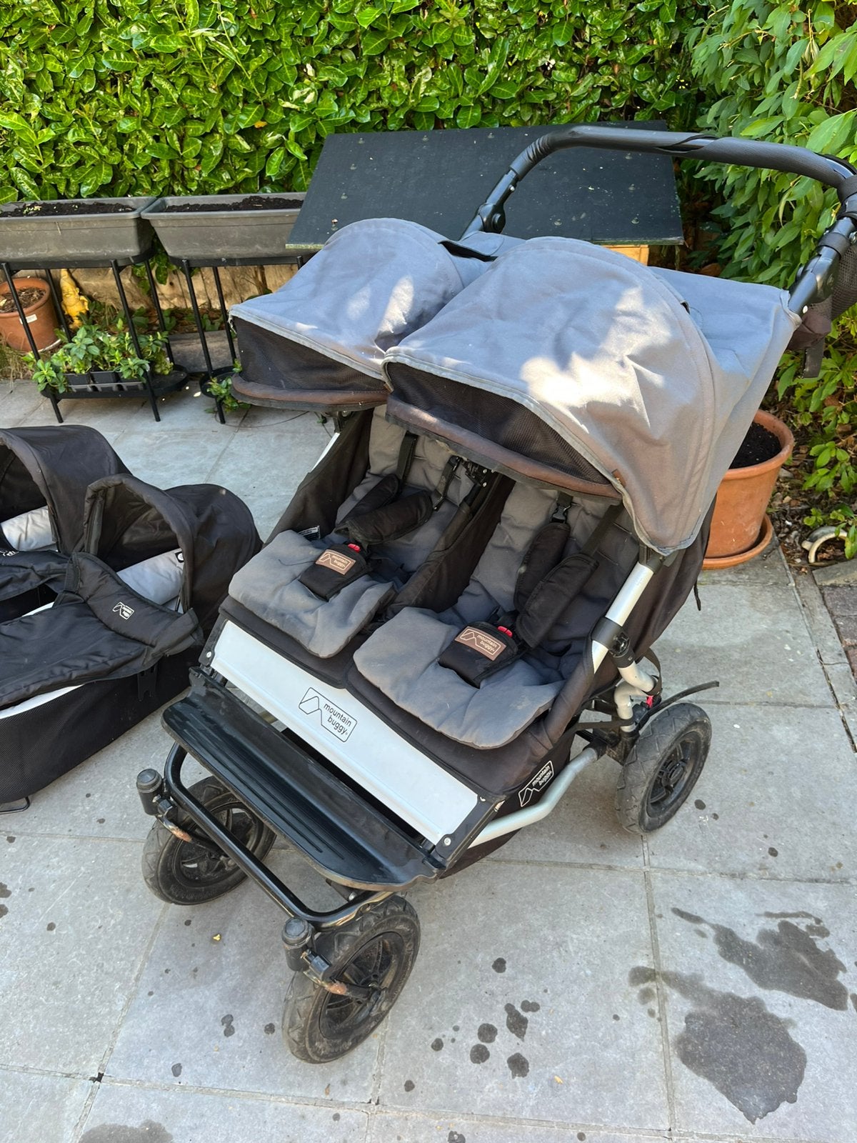 Mountain buggy duet + toebehoren, Ophalen, Gebruikt, Maxi-Cosi, Duomodel