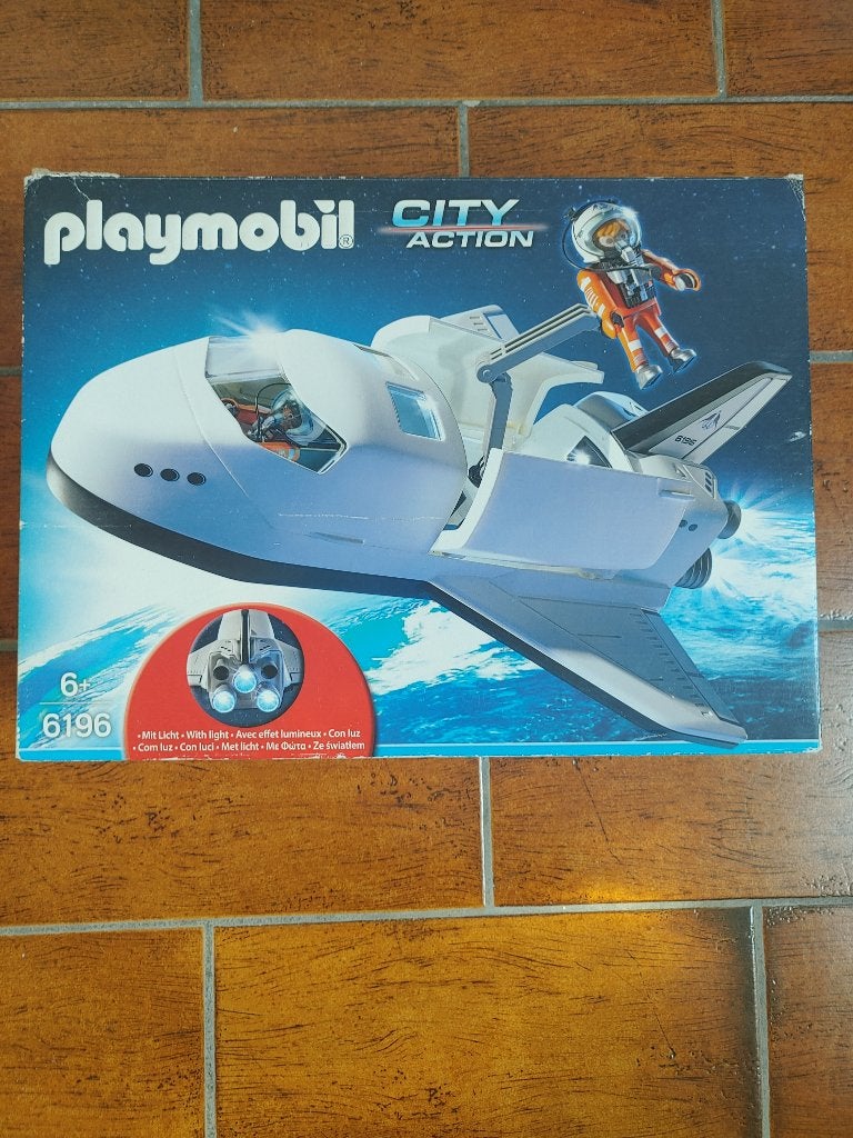 Playmobil - 6196 - Navette spatiale et spationautes, Enfants & Bébés, Jouets | Playmobil, Utilisé, Véhicule, City action, Kit complet