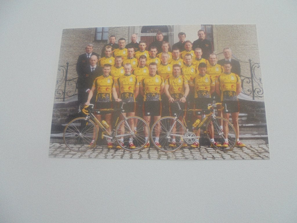 wielerploeg - vlaanderen, Collections, Photos & Gravures, Envoi, 1980 à nos jours, Comme neuf, Photo