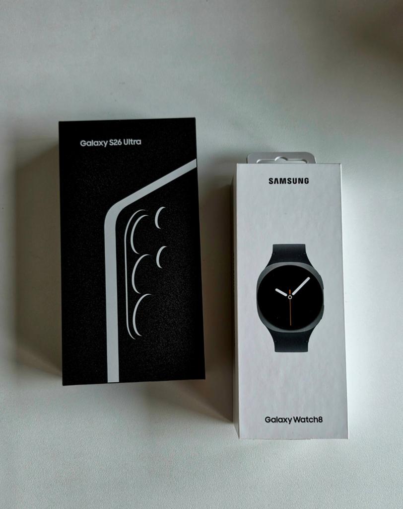 Samsung S26 Ultra 512GB + Galaxy Watch 8 + Kevlar hoesje, Handtassen en Accessoires, Smartwatches, Ophalen
