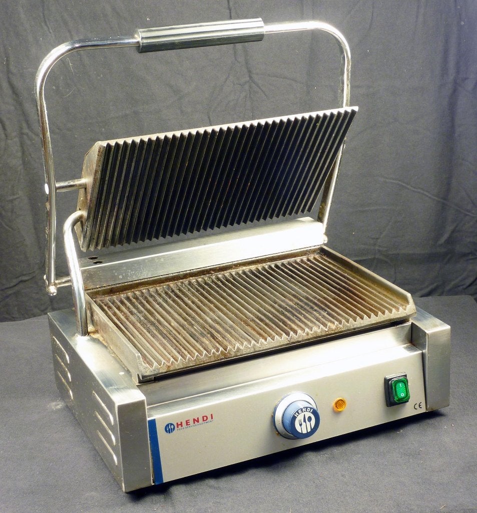 Hendi contactgrill Panini, Elektronische apparatuur, Contactgrills, Ophalen of Verzenden, Gebruikt