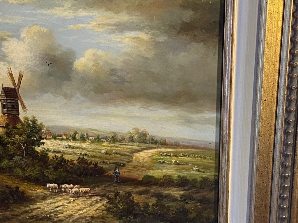 Peinture Van Vliet, Enlèvement ou Envoi, Peinture à l'huile, Panneau, Paysage