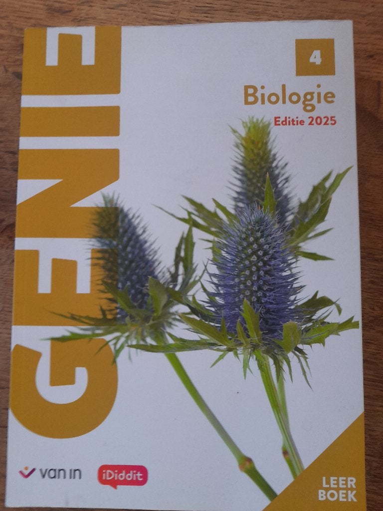 GENIE Biologie 4 - leerboek editie 2925, Enlèvement ou Envoi, Utilisé, Secondaire, Biologie