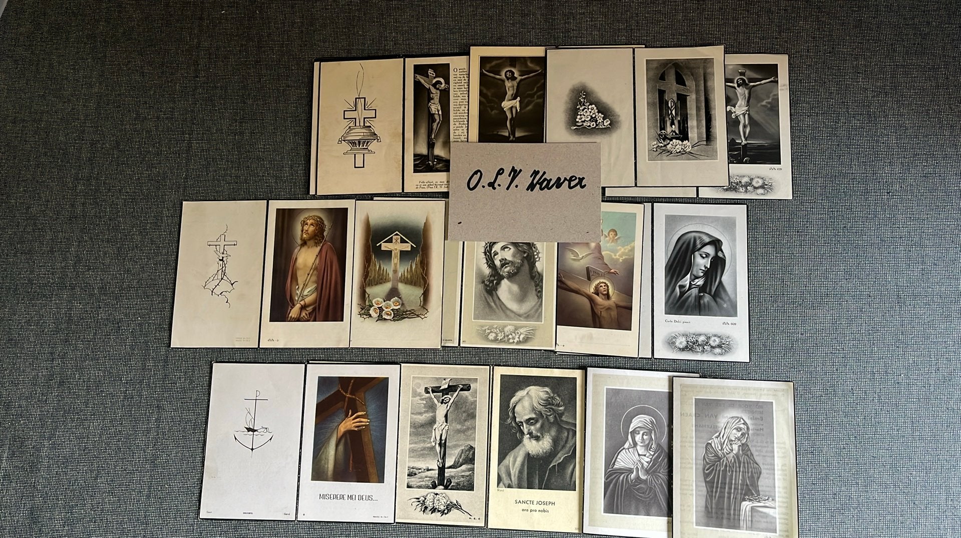 St. Katelijne Waver (91) ,O. L.V. Waver (21) bidprentjes, Ophalen of Verzenden