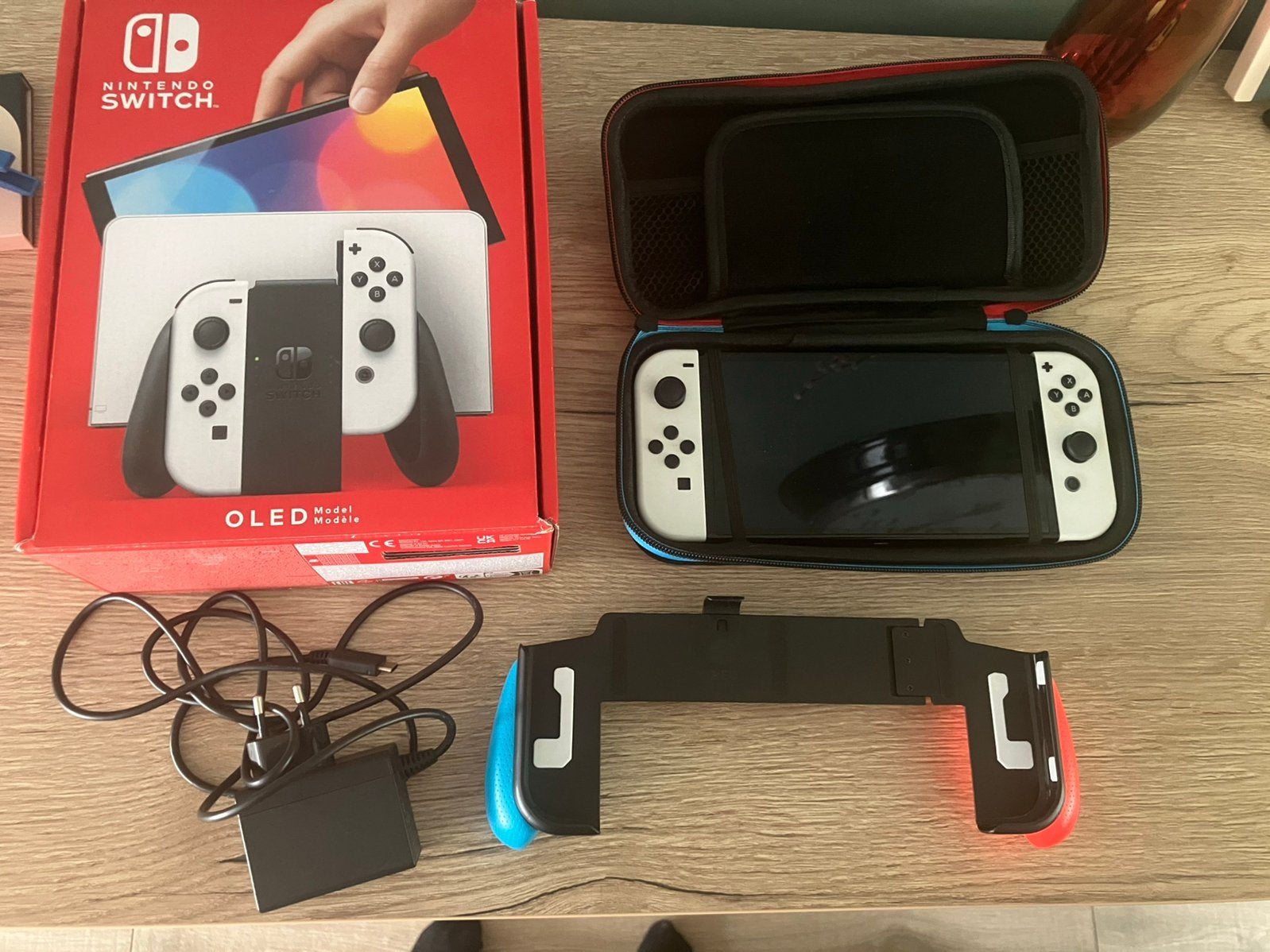 Nintendo switch Oled + extra’s, Ophalen, Zo goed als nieuw, Switch OLED