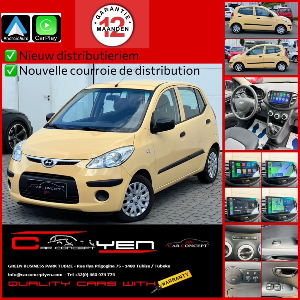 Hyundai i10*CarPlay*Airco*Bluetooth*12 maanden garantie*TOP, Auto's, Hyundai, Voorwielaandrijving, Electronic Stability Program (ESP)