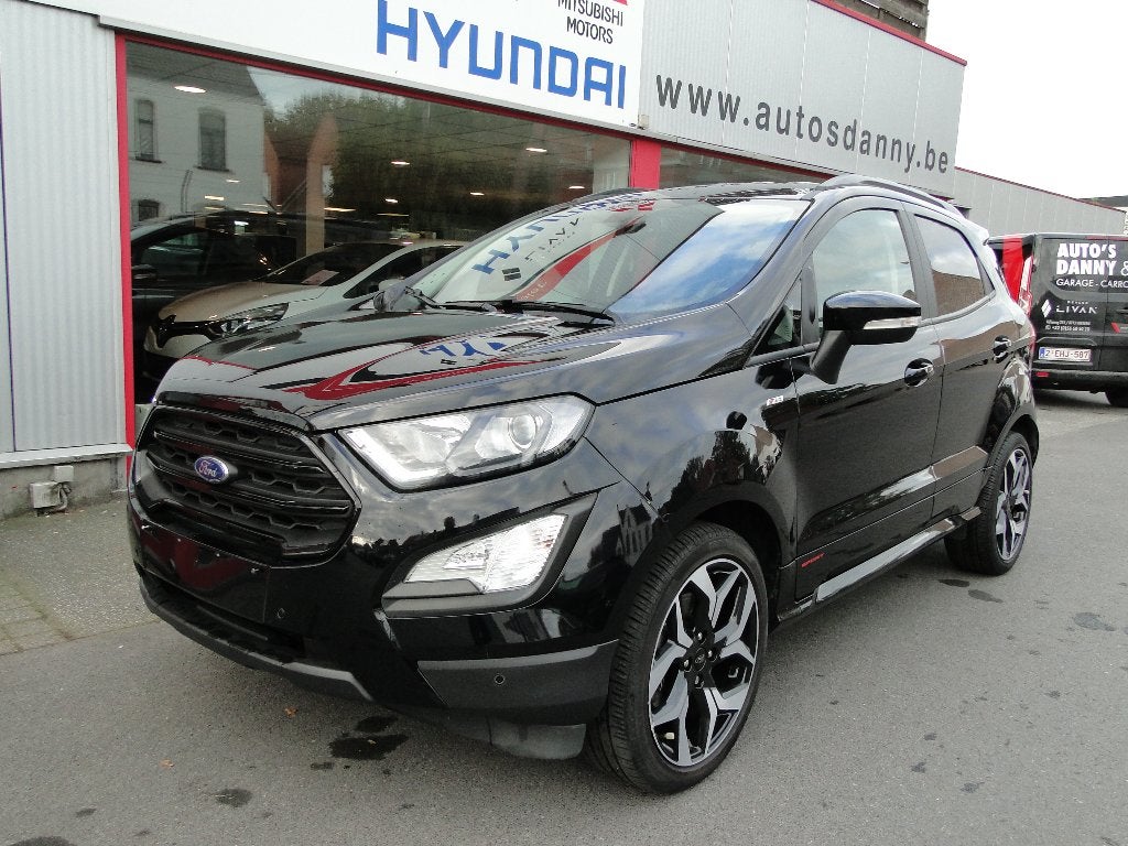 FORD ECOSPORT ST LINE, Auto's, Voorwielaandrijving, Ecosport, Leder en Stof, Zwart