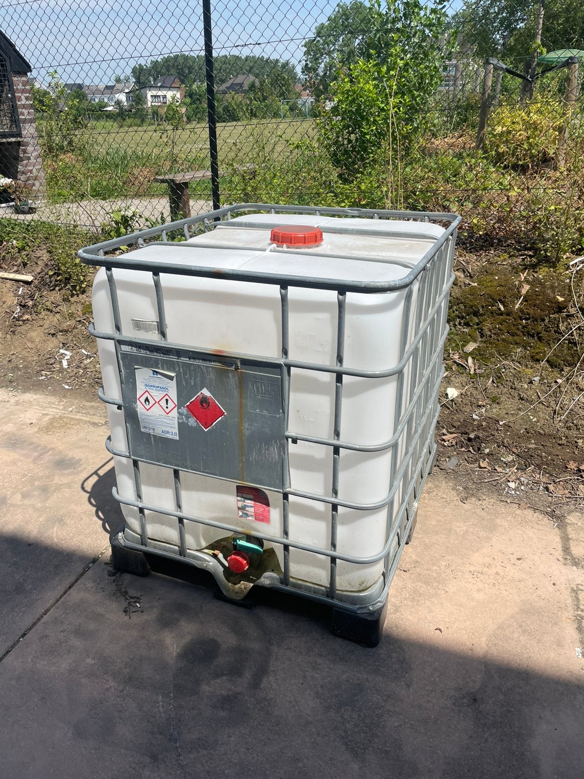 Lege IBC-container 1000 liter, Tuin en Terras, Ophalen, Gebruikt