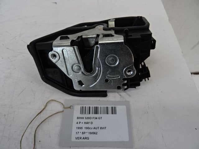 SERRURE DE PORTE ARRIÈRE GAUCHE 3 serie Gran Turismo (F34), Utilisé, Arrière, BMW