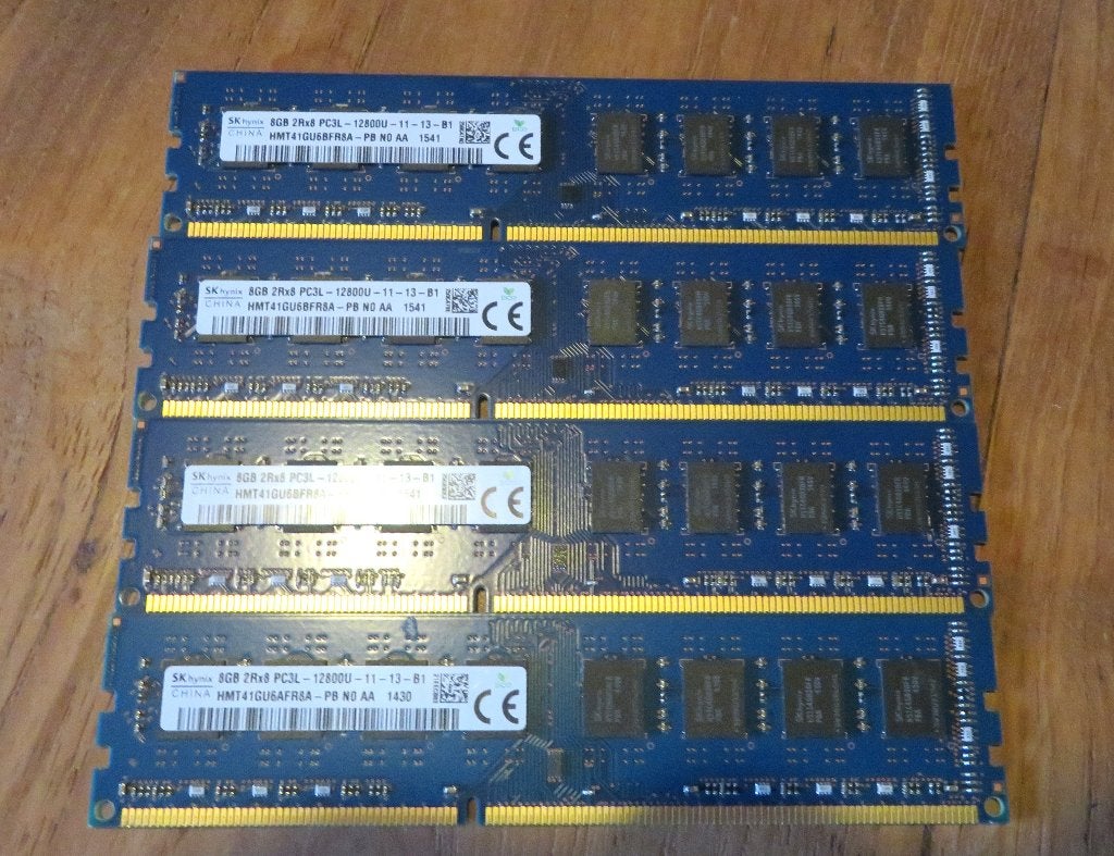 32GB DDR3 Ram geheugen, 8 GB, DDR3, Ophalen of Verzenden, Zo goed als nieuw