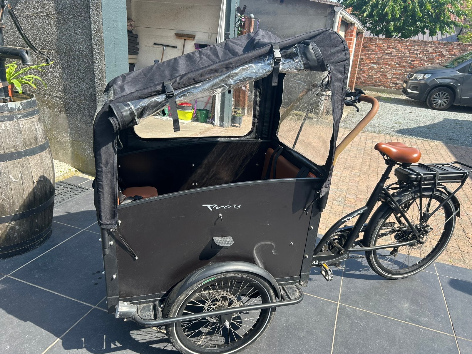 Elektrische bakfiets, Ophalen, Gebruikt