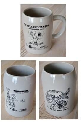 3 stenen bierpotten cantus, Verzamelen, Glas en Drinkglazen, Ophalen of Verzenden