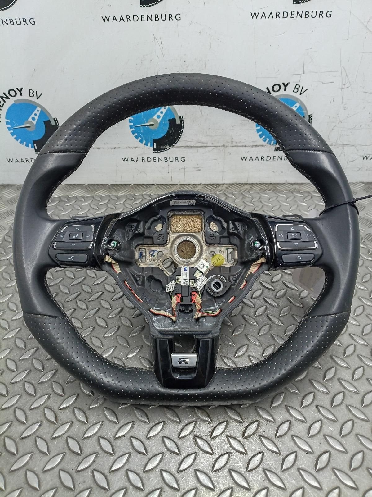Golf Mk6 stuurwiel R-line vlak stuurwiel flippers 5K0419091T, Ophalen of Verzenden, -, -, -