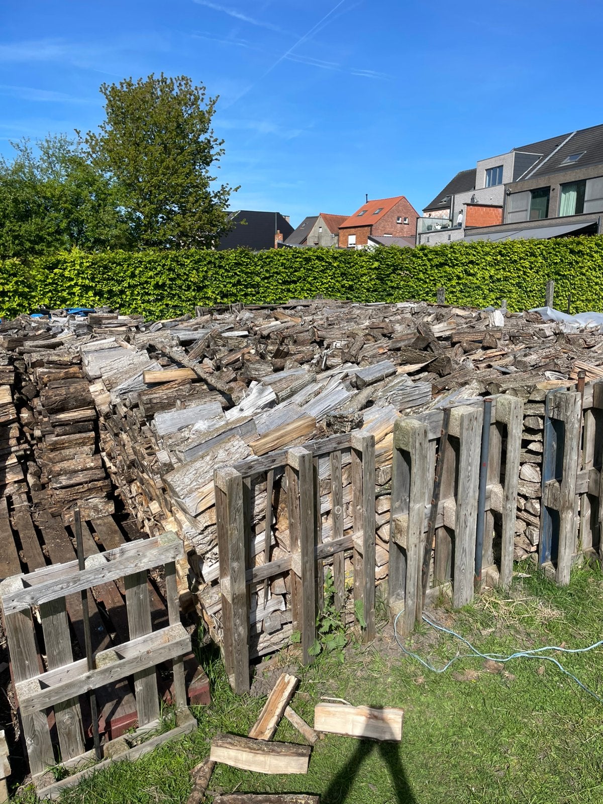 bois de chauffage, Enlèvement