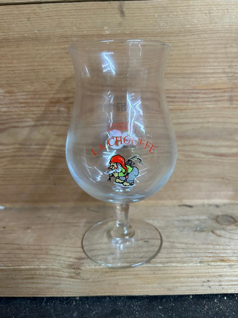 La chouffe 25 jaar glas, Ophalen of Verzenden, Zo goed als nieuw, Glas of Glazen