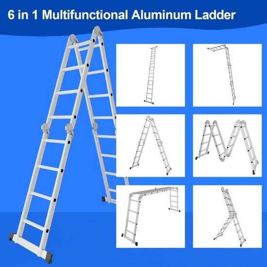 Multifunctionele ladder 6 meter NIEUW IN VERPAKKING, Ophalen, Nieuw, Ladder