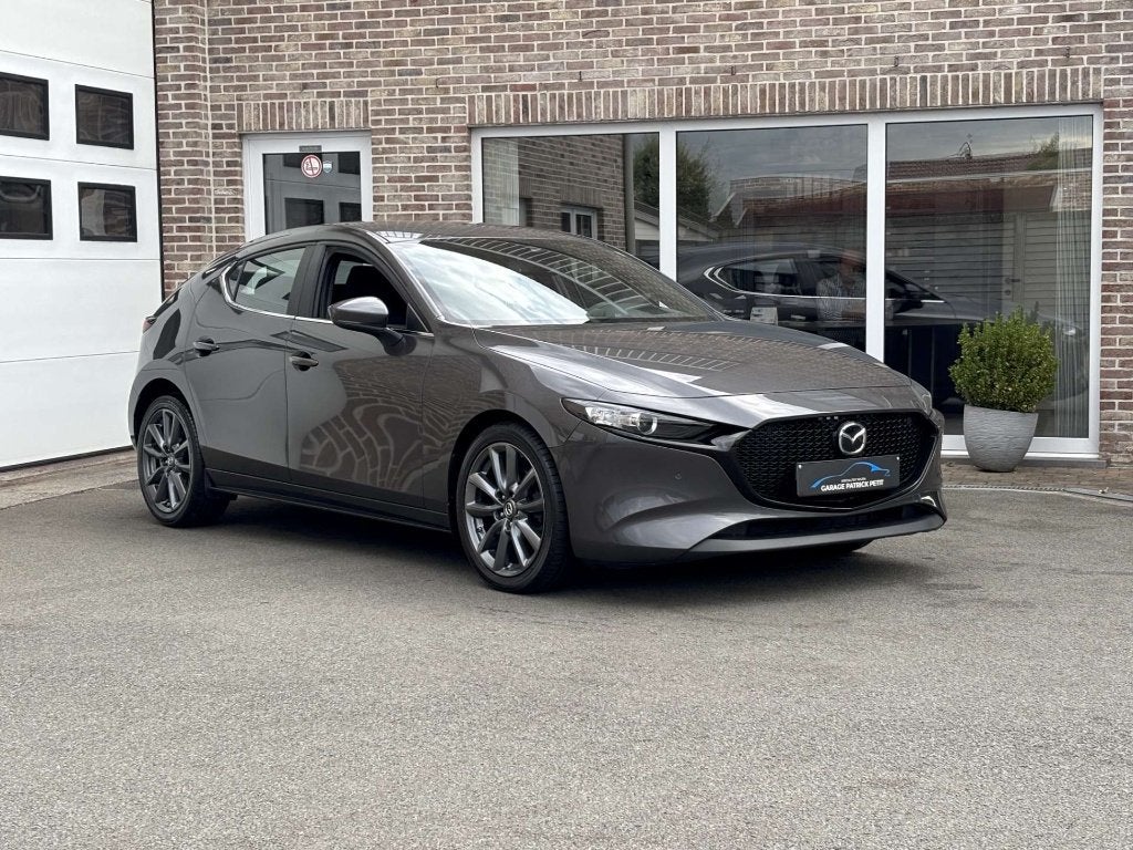 Mazda 3 2.0 M-HYBRID / Automaat / 66000km / 12m waarborg, Autos, Mazda, Argent ou Gris, 140 g/km, Entreprise, Entretenue par le concessionnaire