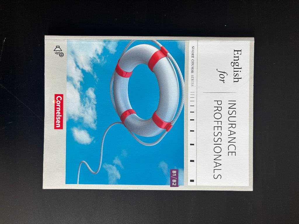 English For Insurance Professionals, Livres, Livres scolaires, Enlèvement, Neuf, Autres niveaux, Anglais