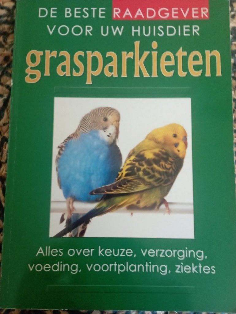 boek over grasparkieten, Livres, Animaux & Animaux domestiques, Enlèvement, Comme neuf