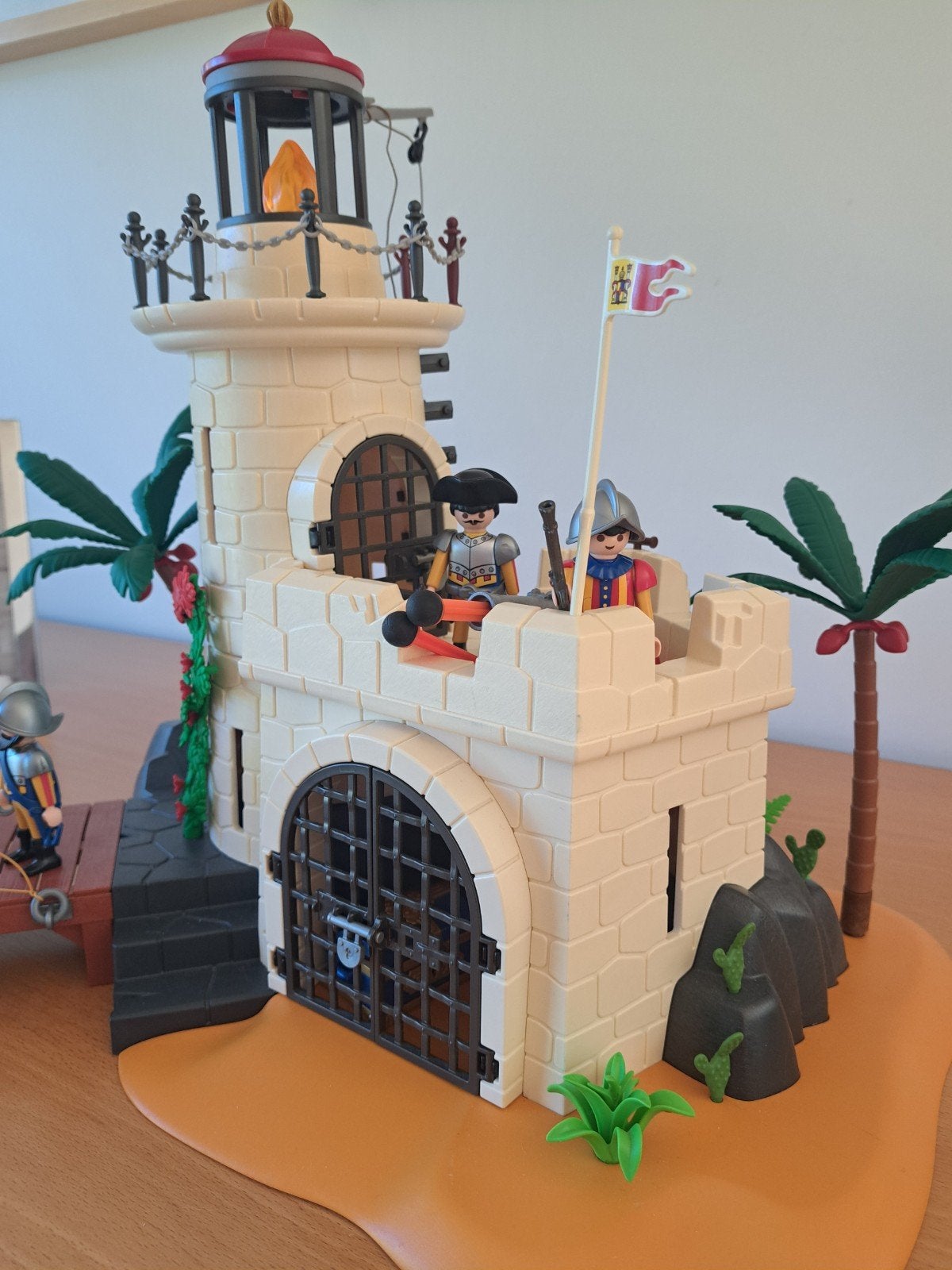 Playmobil Pirates - Phare et prison - Espagnols, Enlèvement ou Envoi, Comme neuf