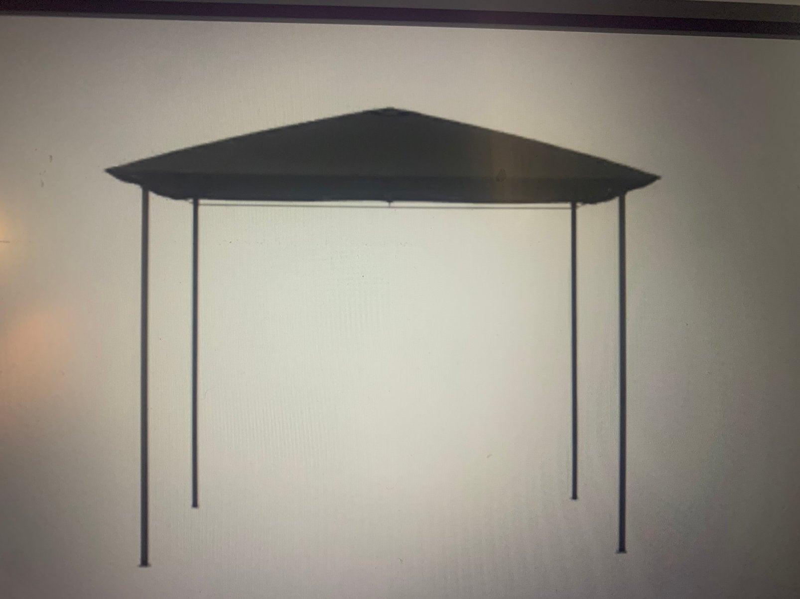 Tente Vidaxl 3 x 3 x 2,6 m anthracite neuve, Neuf, Moins de 4 mètres, 2 mètres ou plus, Autres types