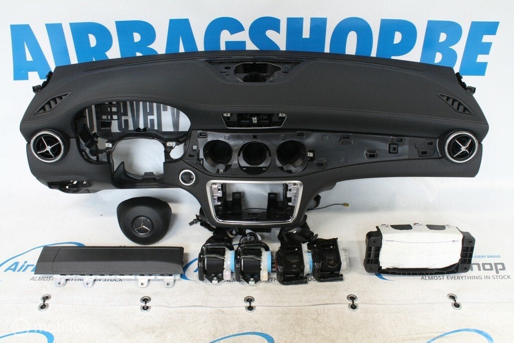 Airbag kit Tableau de bord cuir Mercedes CLA