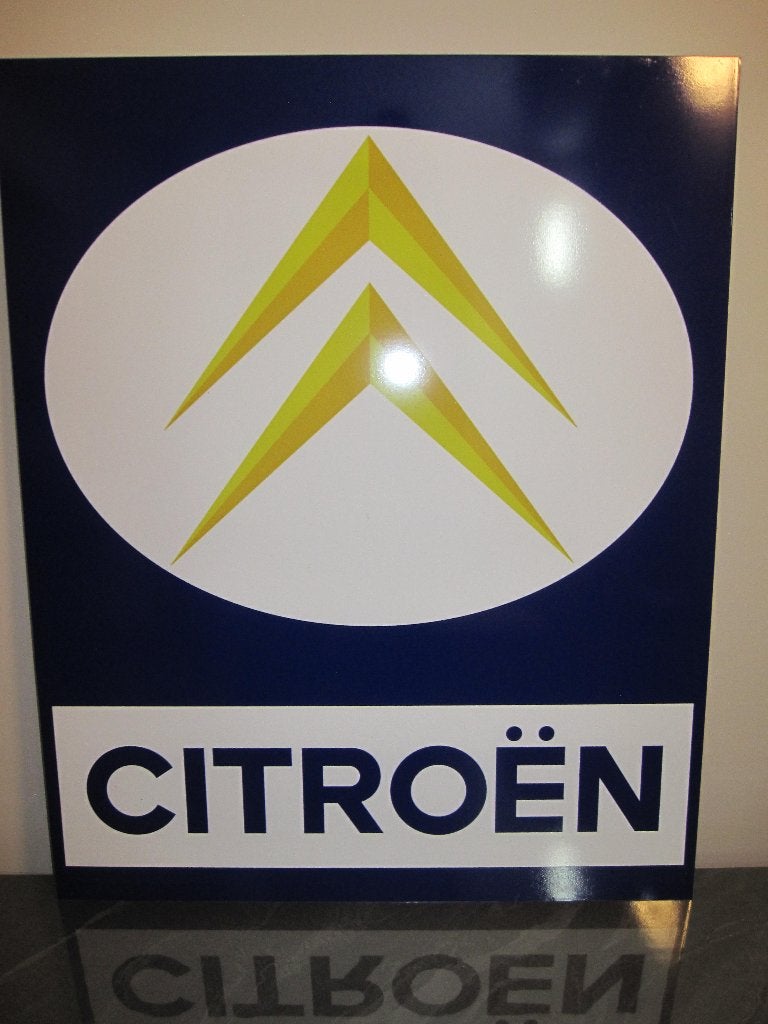 Reclamebord van Citroen, Verzamelen, Ophalen of Verzenden, Nieuw, Reclamebord